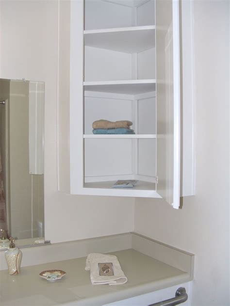 This piece can be used for a variety of purposes in this product keeps bathroom essentials close by. Furniture Wall Mounted Bathroom Corner Cabinet With Shelf ...