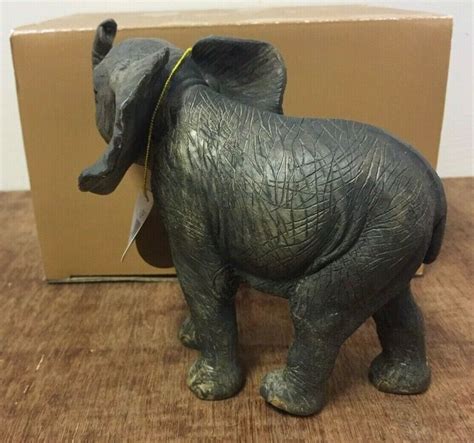 Out Of Africa Small Standing Elephant Ornament Figurine By Leonardo