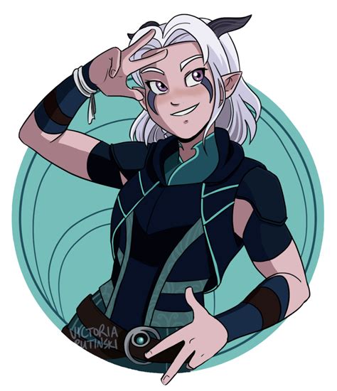 human artist dragon princess rayla dragon prince dragon prince season 3