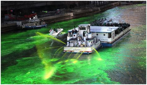 How Do They Dye The River Green In Chicago For St Patricks Day