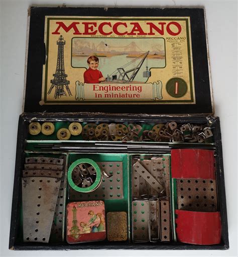 Lot 0015 Very Early Meccano Set 1 Reduced Meccanoman The Online