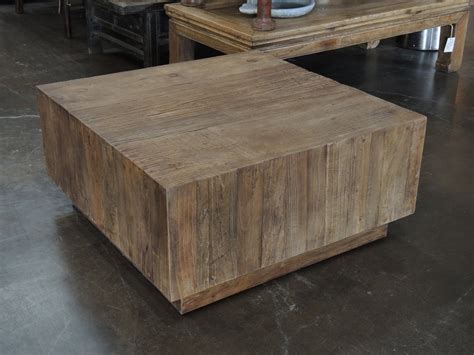 Reclaimed Wood Square Coffee Table By Terra Nova By Terranovala