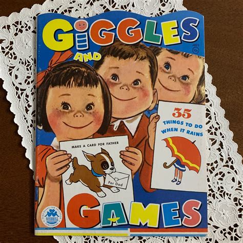 Nos Giggles And Games Merrill Publishing Company Vintage Etsy
