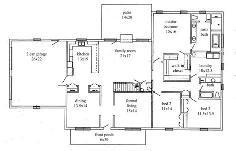 Ranch Home Addition Floor Plans Homeplan One