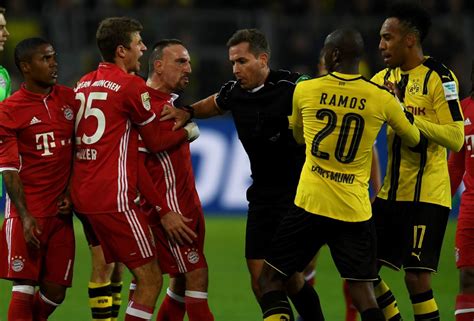 Click here to reveal spoilers. Bayern Munich vs Borussia Dortmund: The last five meetings