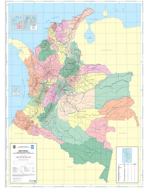 División Política De Colombia Cátedra Uno