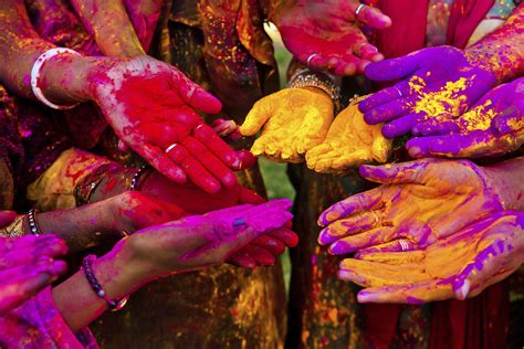 holi the festival of colours heralds the beginning of spring and is celebrated all over india