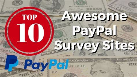 10 Awesome Paypal Survey Sites Free And Legit Youtube