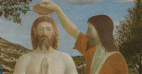 Piero Della Francesca Le Baptême Du Christ 1448 50