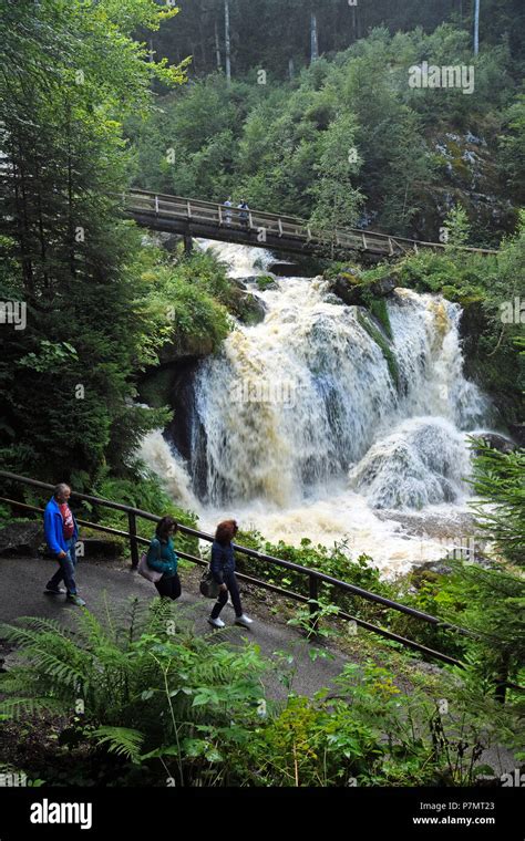 Germany Baden Wurttemburg Black Forest Triberg Triberg Waterfalls