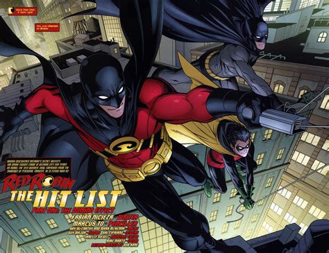 Download Damian Wayne Tim Drake Batman Robin Dc Comics Comic Red