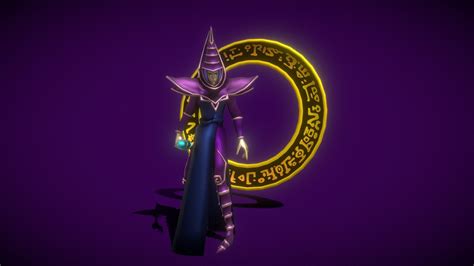 Dark Magician Yugioh Buy Royalty Free 3d Model By Yanez Designs