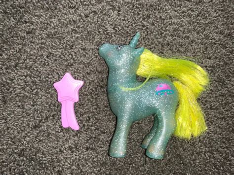 Vintage My Little Pony G1 Sparkle Unicorn Star Hopper W Brush 1984