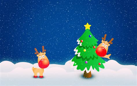The world's most famous cartoon pictures, santa claus, donald duck, mickey mouse, winnie the pooh, barbie, garfield. Cute Christmas Wallpapers - Wallpaper Cave