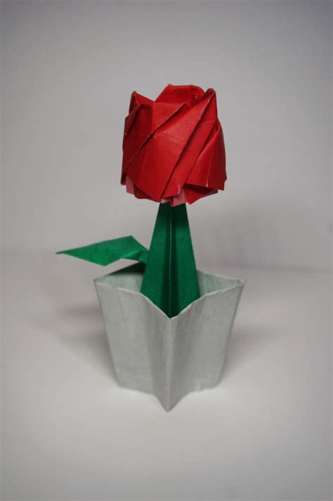 Rose Flower Designed By Jo Nakashima Folded By Me Rorigami