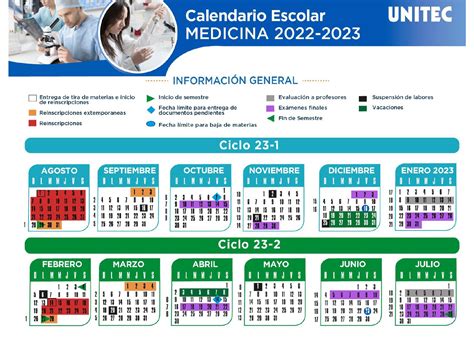 Calendario Escolar 2022 2023 Unitec Registro Civil Imagesee