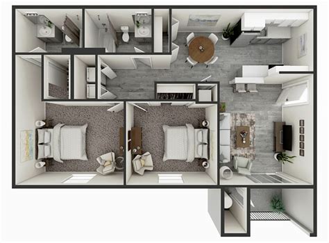 Floor Plans The Latitude Apartments