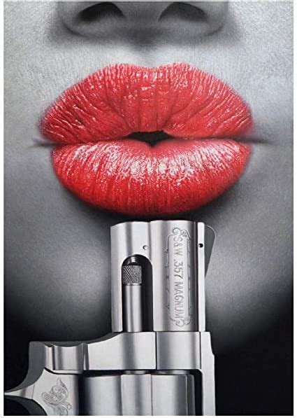 Art Wall Painting Decor Canvas Print Wall Art Sexy Red Lips With Roses Canvas Prints Paintings