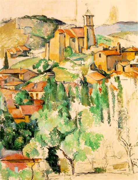 Gardanne By Paul Cezanne Paul Cezanne Paintings Cezanne Art Paul
