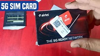 Airtel 5G SIM card | Airtel 5G Recharge Plans list | Airtel 5G SIM ...