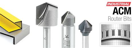 Double Edge Folding ‘v And Rectangular Groove Router Bits For Aluminum