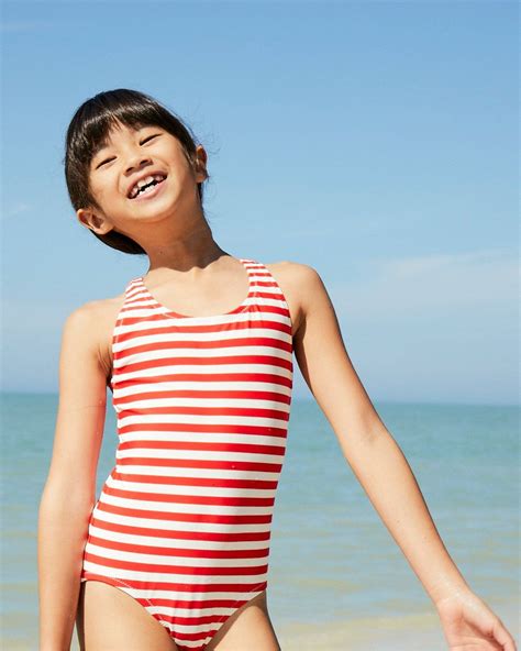 Swimsuit In Stripe Best Swimwear Kid Swim Suits Striped Swimsuit