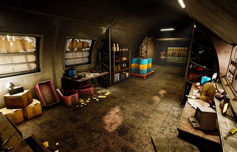 Artstation Post Apocalyptic Bunker Home Unreal Engine 4 Ghost
