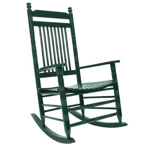 Slat Rocking Chair Green Cracker Barrel