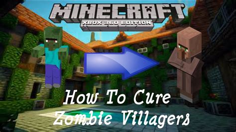 Minecraft Xbox How To Cure Zombie Villagers Youtube