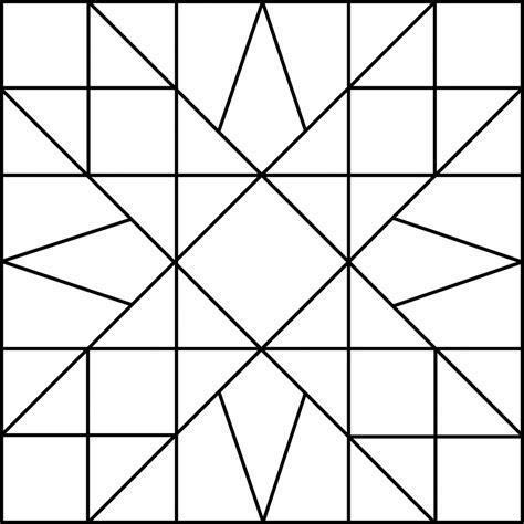 Geometric Block Pattern 33 Clipart Etc