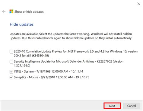 How To Prevent To Install A Specific Windows 10 Update Or Driver