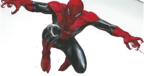 Gabriele Dellotto Spiderman Illustration In Stefano Germagnolis