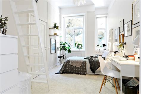 4 // lovely bedroom with a canopy spotted on entrance. 60 Scandinavian Interior Design Ideas To Add Scandinavian ...