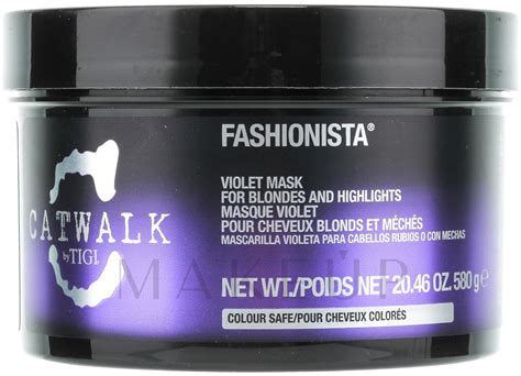 Tigi Catwalk Fashionista Violet Mask For Blondes Purple Mask For