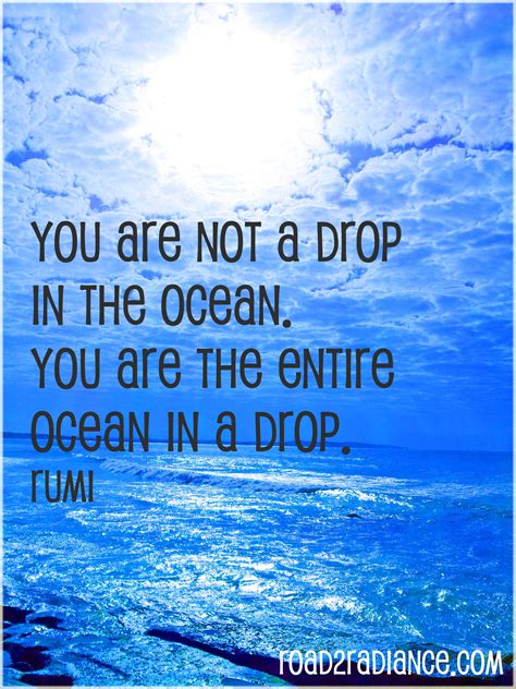 Find this pin and more on quotes by adrianne schneider. You are the entire ocean in a drop! | Spiritual quotes, Inspirational thoughts, Great quotes