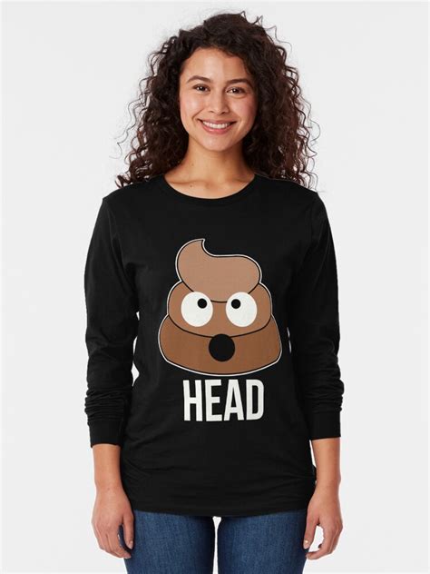 Poop Head Funny T Shirt By Ccheshiredesign Redbubble