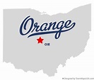 Map of Orange, Delaware County, OH, Ohio