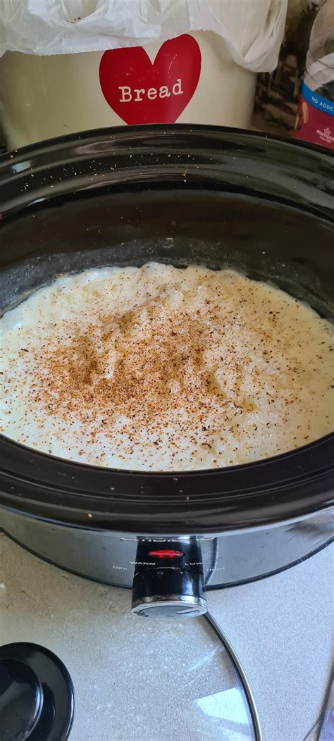 First Time Making Rice Pudding In The Slow Cooker Recipe In The