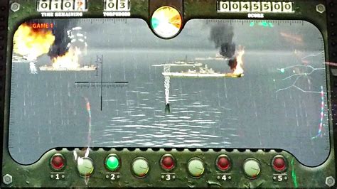 Arcade Game Sea Wolf The Next Mission Submarines ゲームセンター