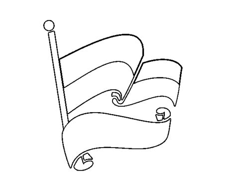 Flag Of Germany Coloring Page