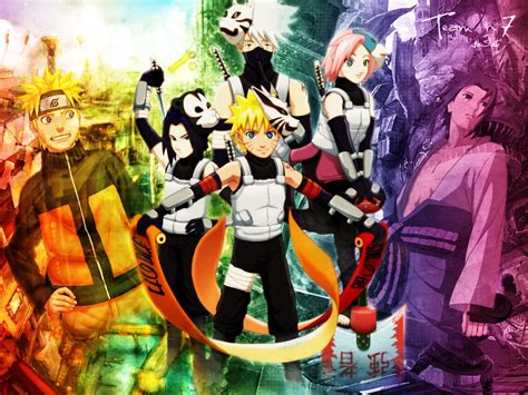 A N Team 7 Naruto Anime Naruto Hd Desktop Wallpaper