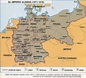 Imperio Alemán 1871-1918 (en español) | Mappe, Storia, Renania
