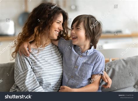 Mom And Son Cuddling Images Stock Photos Vectors Shutterstock