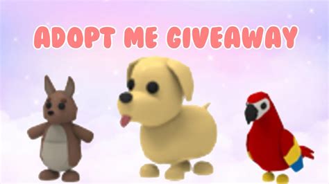 Adopt Me Giveaway How To Enter Youtube
