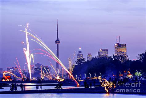 Toronto Fireworks Photograph By Elena Elisseeva