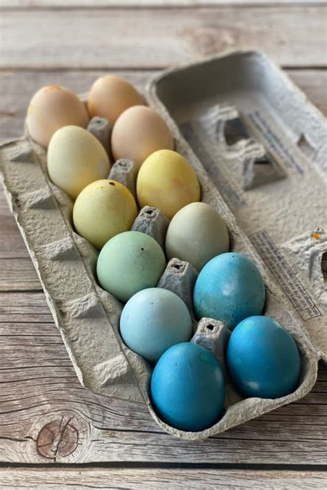 How To Create A Rainbow With Natural Easter Egg Dyes Simplify Live Love
