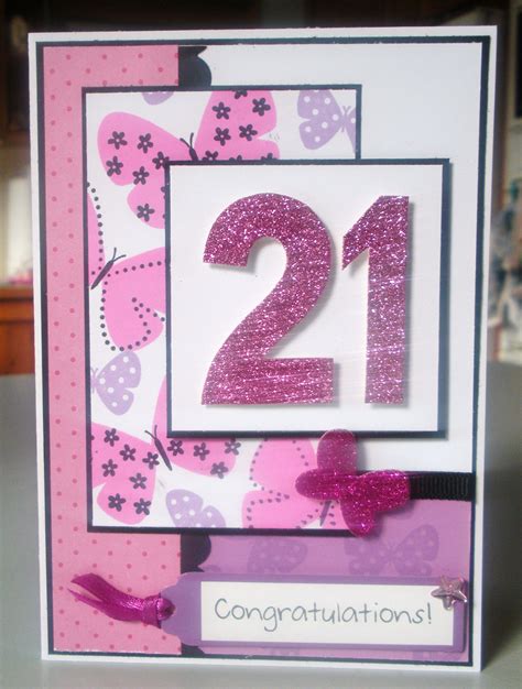 So celebrate the 21st birthday of your friends and family by sending them one of our happy 21st birthday messages. Erin's 21st Card | 21st birthday cards, 18th birthday ...