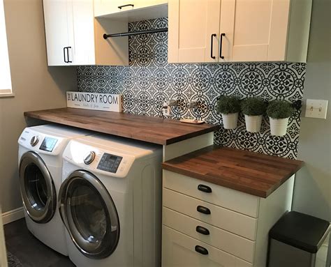 Maybe you would like to learn more about one of these? All done!! IKEA cabinets and butcher block countertop ...
