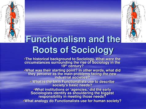 Ppt Functionalism And The Roots Of Sociology Powerpoint Presentation
