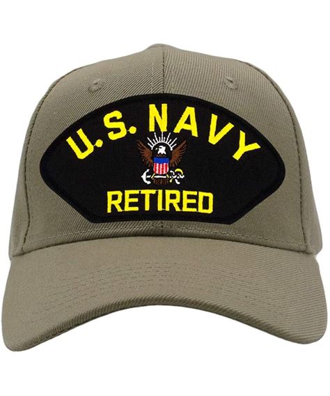 Us Navy Retired Hatballcap Adjustable One Size Fits Most Tankhaki